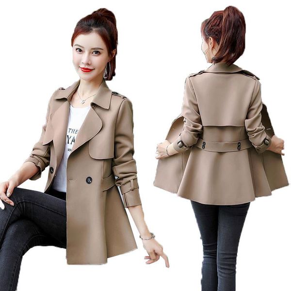 women's trench coats women chic windbreaker jacket coat female spring autumn 2021 loose casaco feminino mid-length jackets khaki pink o, Tan;black
women's trench coats women chic windbreaker jacket coat female spring autumn 2021 loose casaco feminino mid-length jackets khaki pink o, Tan;black