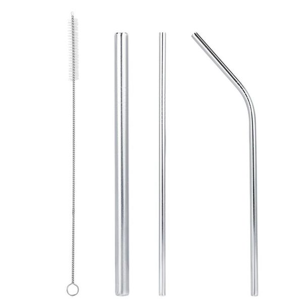 drinking straws stainless steel straw portable travel drinks with cleaning brush bar party accessory
drinking straws stainless steel straw portable travel drinks with cleaning brush bar party accessory