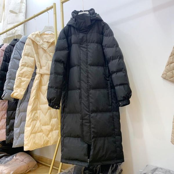 women's jackets 2021 winter women long duck down jacket hooded parkas fashion black loose thick warm female coat casual windproof outwe, Black;brown
women's jackets 2021 winter women long duck down jacket hooded parkas fashion black loose thick warm female coat casual windproof outwe, Black;brown