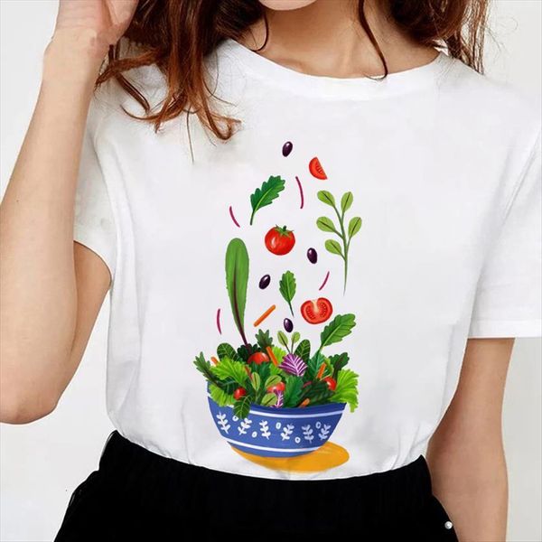 summer vegetables print clothes graphic women harajuku casual tees short sleeve fashion femme, White
summer vegetables print clothes graphic women harajuku casual tees short sleeve fashion femme, White