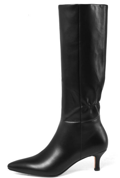 boot higher quality of knee women genuine side plied boots high heels booties winter botines mujer 1hwd, Black
boot higher quality of knee women genuine side plied boots high heels booties winter botines mujer 1hwd, Black