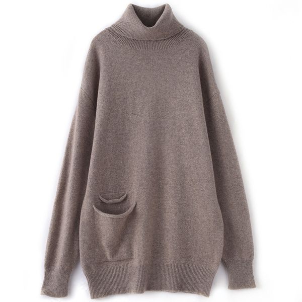 women's sweaters thick female cashmere sweater, medium length, turtleneck, knitted with a lapel, casual wool women's loose 9i97, White;black
women's sweaters thick female cashmere sweater, medium length, turtleneck, knitted with a lapel, casual wool women's loose 9i97, White;black