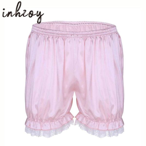 men's sleepwear mens sissy shorts satin lace bloomers panties lightweight boxer briefs sleep wear pajama pants, Black;brown
men's sleepwear mens sissy shorts satin lace bloomers panties lightweight boxer briefs sleep wear pajama pants, Black;brown