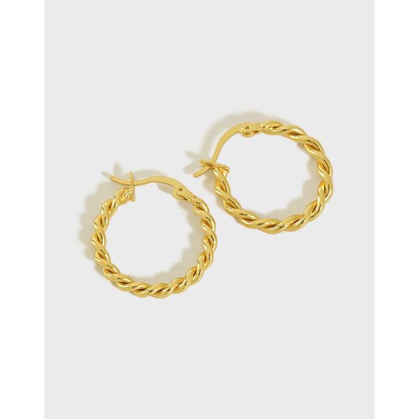 hoop & huggie real 925 sterling silver earrings for women rope twisted chic korean elegant earings fashion jewelry 2021 female gifts, Golden;silver
hoop & huggie real 925 sterling silver earrings for women rope twisted chic korean elegant earings fashion jewelry 2021 female gifts, Golden;silver