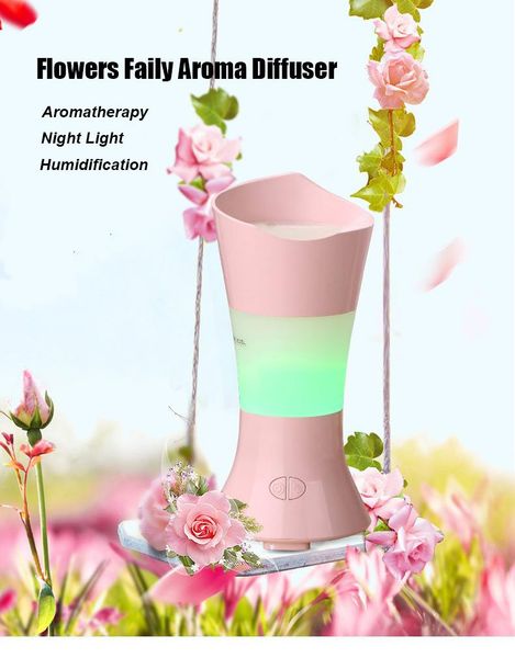 100ml flower vase aroma diffuser essential oil humidifier aromatherapy ultrasonic mist maker led pink humidifiers
100ml flower vase aroma diffuser essential oil humidifier aromatherapy ultrasonic mist maker led pink humidifiers