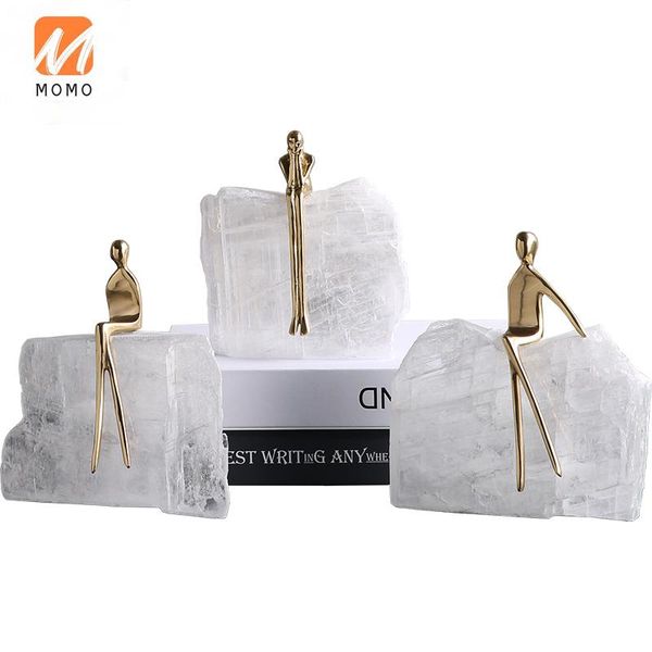 light luxury wine cabinet decoration home ornament natural crystal stone copper character office desk surface panel storage bottles & jars
light luxury wine cabinet decoration home ornament natural crystal stone copper character office desk surface panel storage bottles & jars
