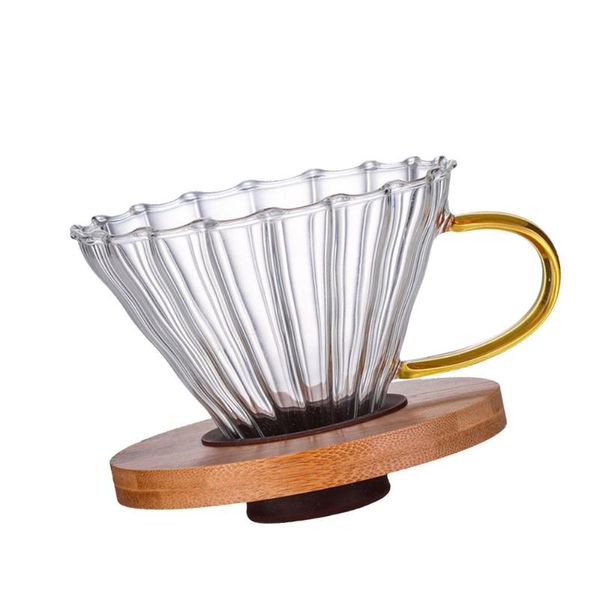 mugs stylish v-type coffee cup high temperature resistance glass filter wooden tray for home office (with handle)
mugs stylish v-type coffee cup high temperature resistance glass filter wooden tray for home office (with handle)