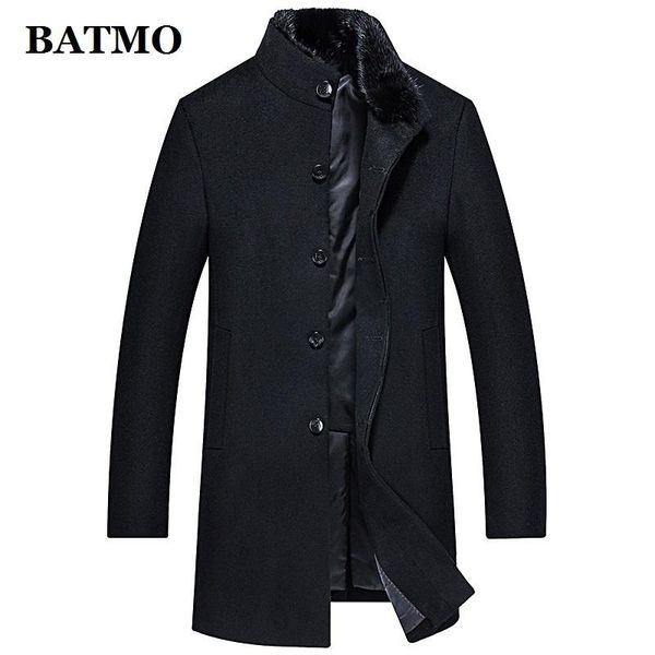 men's wool & blends batmo 100% natural collar thicked trench coat men,men's winter long jackets,size m,l,,xxl,xxxl 8859, Black
men's wool & blends batmo 100% natural collar thicked trench coat men,men's winter long jackets,size m,l,,xxl,xxxl 8859, Black