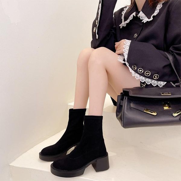 boots women's ankle female autumn winter chunky heels platform round toe casual punk warm plush short boats shoes, Black
boots women's ankle female autumn winter chunky heels platform round toe casual punk warm plush short boats shoes, Black