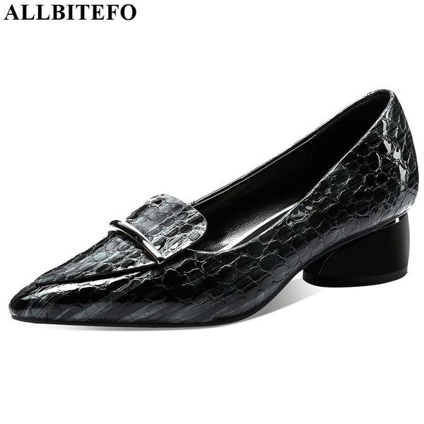 dress shoes allbitefo natural genuine leather heel fashion office heels elegant spring pointed toe women, Black
dress shoes allbitefo natural genuine leather heel fashion office heels elegant spring pointed toe women, Black