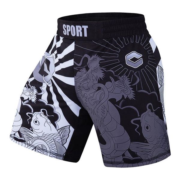 men's shorts muay thai bjj pants mma custom oem design training running wear, White;black
men's shorts muay thai bjj pants mma custom oem design training running wear, White;black