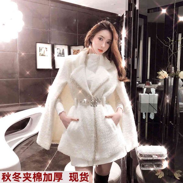 celebrity mink fur cloak women's small fragrance temperament tassel dress slim waist closing coat winter tide, Black
celebrity mink fur cloak women's small fragrance temperament tassel dress slim waist closing coat winter tide, Black