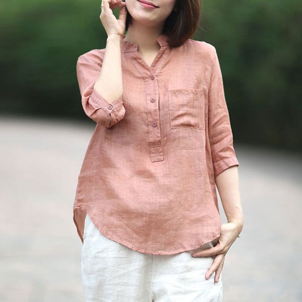 shirts f summer style women's plus size half loose sleeve blouses with stripe v femme cotton vintage shirt cyk1, White
shirts f summer style women's plus size half loose sleeve blouses with stripe v femme cotton vintage shirt cyk1, White