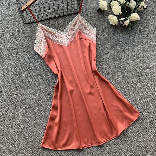 women's sleepwear spring summer autumn womens chemise nightgown lace nightdress sleep cami dress, Black;red
women's sleepwear spring summer autumn womens chemise nightgown lace nightdress sleep cami dress, Black;red