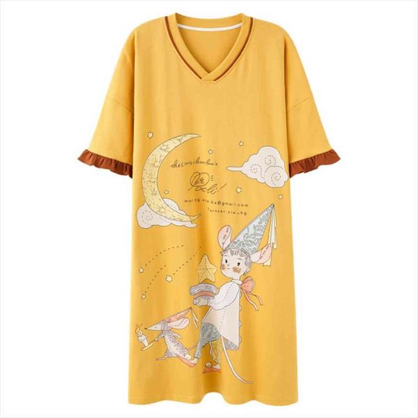 fashion nightgown summer shorts cool women sleepwear night dress cross back navy blue kawaii printed cotton, Black;red
fashion nightgown summer shorts cool women sleepwear night dress cross back navy blue kawaii printed cotton, Black;red