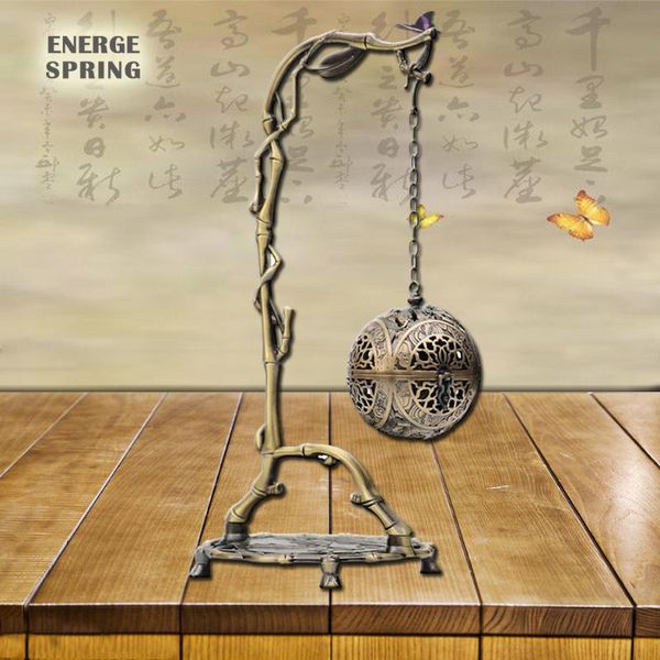 fragrance lamps chinese style hanging ball zen bamboo back flow incense censer burner retro home furnishings
fragrance lamps chinese style hanging ball zen bamboo back flow incense censer burner retro home furnishings