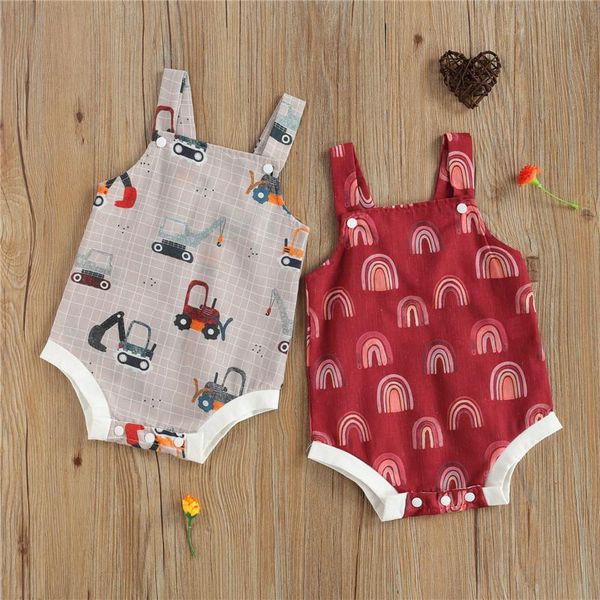 born baby boys girls casual suspender jumpsuits fresh rainbow/little cars printed triangle romper, Blue
born baby boys girls casual suspender jumpsuits fresh rainbow/little cars printed triangle romper, Blue