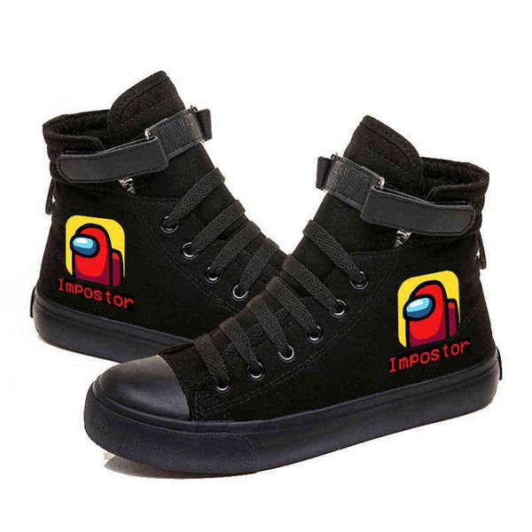 autumn and winter games peripheral sports high canvas shoes casual couple velcro, Black
autumn and winter games peripheral sports high canvas shoes casual couple velcro, Black