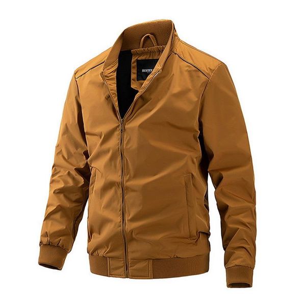 men's jackets wenyujh solid color baseball jacket men casual stand collar bomber mens autumn slim fit male, Black;brown
men's jackets wenyujh solid color baseball jacket men casual stand collar bomber mens autumn slim fit male, Black;brown
