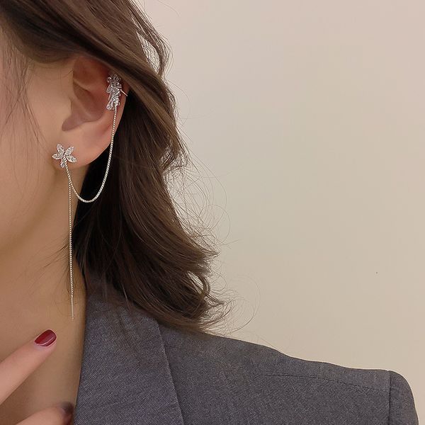 real gold electroplating 925 silver needle flower line ear bone clip one body fashion fashion long tassel earrings for women
real gold electroplating 925 silver needle flower line ear bone clip one body fashion fashion long tassel earrings for women