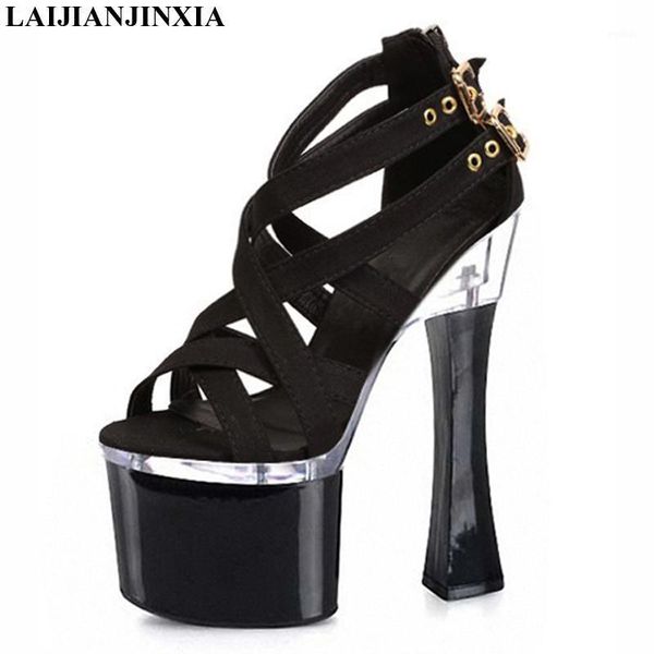 super high heels platfrom sandsls thick suede bag sandals japan and south waterproof platform shoes dress1, Black
super high heels platfrom sandsls thick suede bag sandals japan and south waterproof platform shoes dress1, Black