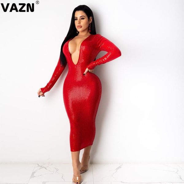 casual dresses vazn ffashion mujer luxurious sequins glitter maxi long elegant young dress 2021 full sleeve v-neck lady, Black;gray
casual dresses vazn ffashion mujer luxurious sequins glitter maxi long elegant young dress 2021 full sleeve v-neck lady, Black;gray