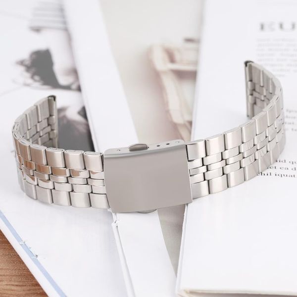 watch bands 20mm adjustment strap for men solid stainless steel watches with folding clasp women watchband, Black;brown
watch bands 20mm adjustment strap for men solid stainless steel watches with folding clasp women watchband, Black;brown