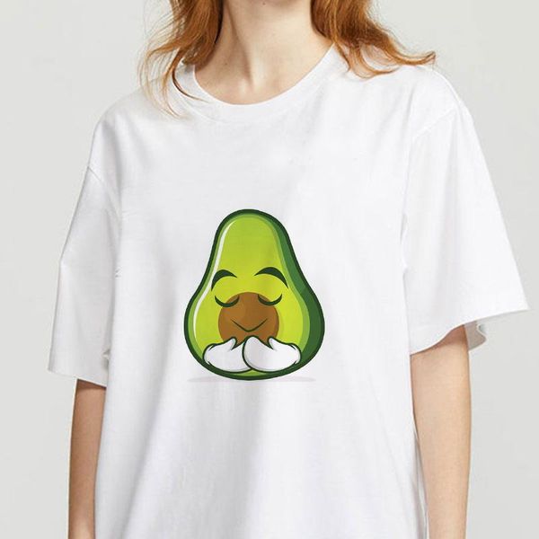 women's t-shirt cute avocado printed tshirts funny women christmas tshirt vogue round neck summer casual clothing, White
women's t-shirt cute avocado printed tshirts funny women christmas tshirt vogue round neck summer casual clothing, White