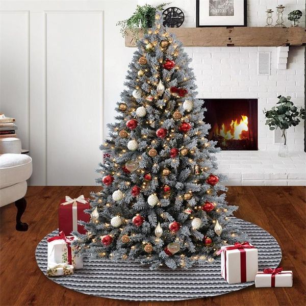 christmas decorations stripe tree skirt white120cm for home party mat year1
christmas decorations stripe tree skirt white120cm for home party mat year1
