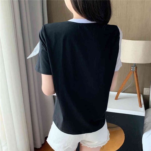 women's t-shirt short sleeves o neck stereoscopic wing design cotton t-shirt tee 2021 summer laides pullover casual 3k0w, White
women's t-shirt short sleeves o neck stereoscopic wing design cotton t-shirt tee 2021 summer laides pullover casual 3k0w, White