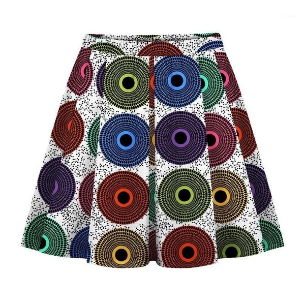 women skirts circular geometric patterns mini skirt high waist pleated girl's stylish cute femme summer day, Black
women skirts circular geometric patterns mini skirt high waist pleated girl's stylish cute femme summer day, Black