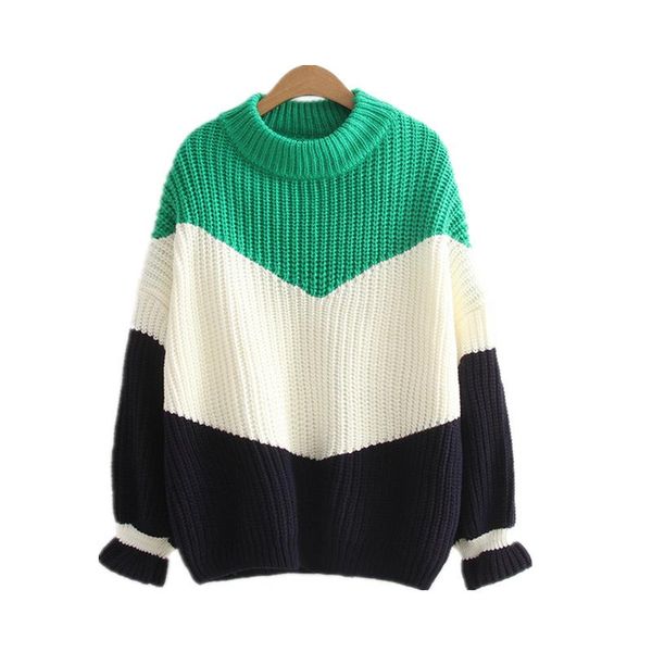 women's sweaters 2021 autumn and winter 4 color sweater fashion casual striped loose knit pullover korean christmas code, White;black
women's sweaters 2021 autumn and winter 4 color sweater fashion casual striped loose knit pullover korean christmas code, White;black