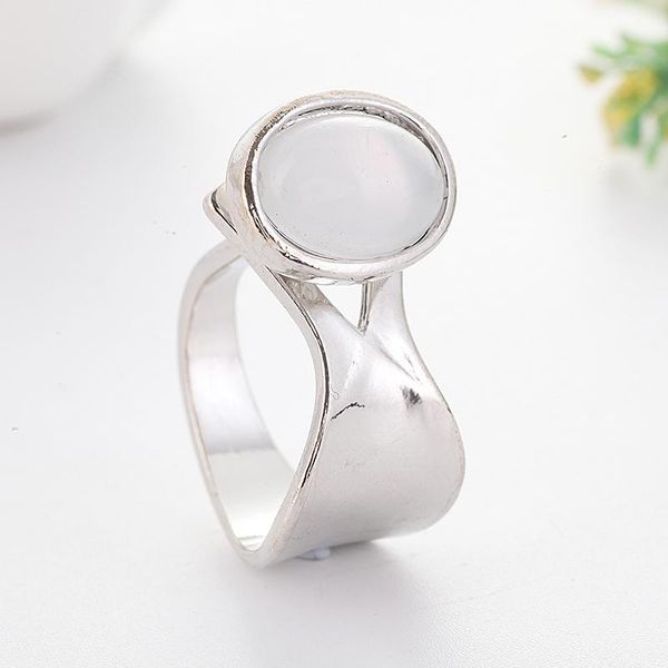 wedding rings classic women adjustable ring fashion oval stone silver color jewelry for female party gift, Slivery;golden
wedding rings classic women adjustable ring fashion oval stone silver color jewelry for female party gift, Slivery;golden