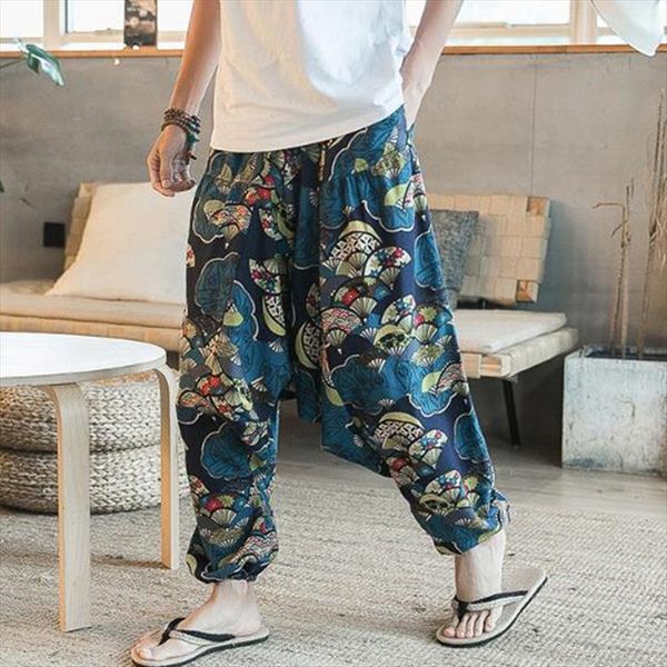 punk street male cross women pant low rise lantern ultralarge harem print hiphop joggers trousers, Black
punk street male cross women pant low rise lantern ultralarge harem print hiphop joggers trousers, Black