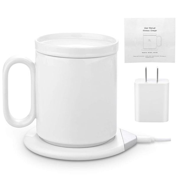 water bottles coffee mug warmer,2 in 1 heating warm cup with wireless charger,warmer for home office use, constant temperature (122°f/50°c)
water bottles coffee mug warmer,2 in 1 heating warm cup with wireless charger,warmer for home office use, constant temperature (122°f/50°c)