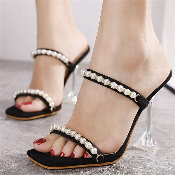 string beads women's high heel slippers summer fashion transparent outdoor shoes black comfortable
string beads women's high heel slippers summer fashion transparent outdoor shoes black comfortable