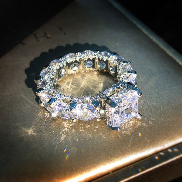 925 sterling silver women's ring six claw ring zircon open round luxury fashion jewelry female small jewelry engagement jewelry, Slivery;golden
925 sterling silver women's ring six claw ring zircon open round luxury fashion jewelry female small jewelry engagement jewelry, Slivery;golden
