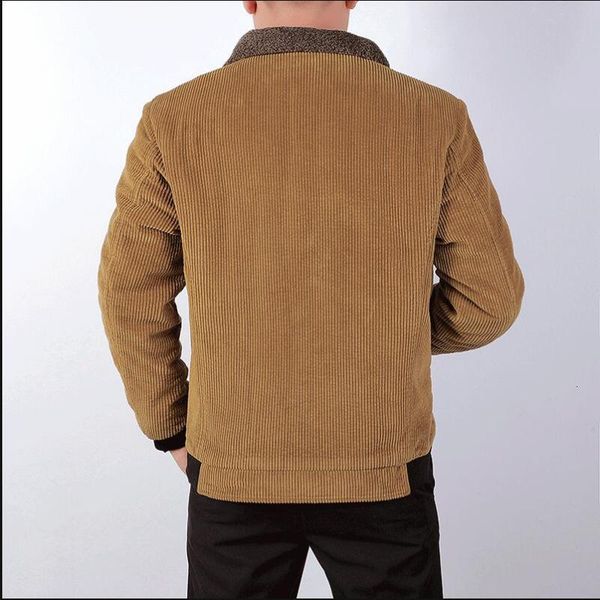 Winter Jacket Thick Warm Corduroy Cotton Parkas Men Casual Loose Turn Down Collar Multi Pockets hombre invierno, Black
Winter Jacket Thick Warm Corduroy Cotton Parkas Men Casual Loose Turn Down Collar Multi Pockets hombre invierno, Black