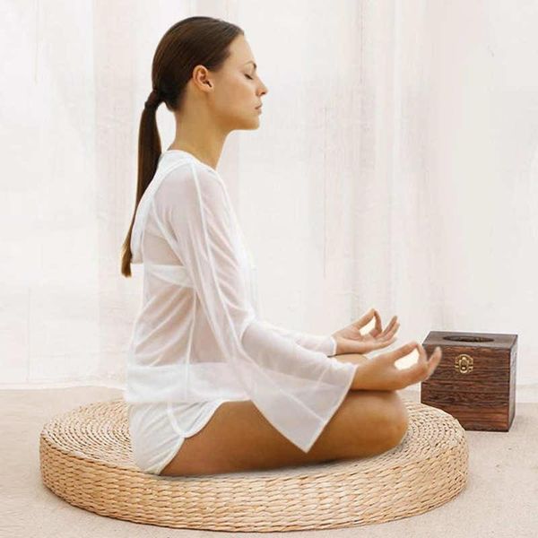 cushion/decorative pillow natural pouf round hand-made weaving straw cushion meditation soft floor yoga chair seat mat tatami window pad
cushion/decorative pillow natural pouf round hand-made weaving straw cushion meditation soft floor yoga chair seat mat tatami window pad