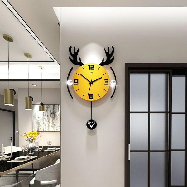 wall clocks nordic luxury clock pendulum large deer simple living room creative modern design reloj pared home decor da60wc
wall clocks nordic luxury clock pendulum large deer simple living room creative modern design reloj pared home decor da60wc