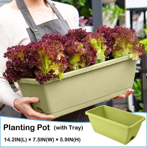 lazy plastic flower pots family balcony planting vegetables flowers extra large rectangular groove nursery planters &
lazy plastic flower pots family balcony planting vegetables flowers extra large rectangular groove nursery planters &