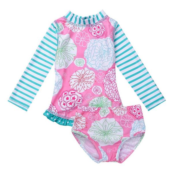 one-pieces baby girl swimsuit long sleeves floral printed with briefs bottoms tankini set toddler swimwear girls bathing suit 12m-4, Black
one-pieces baby girl swimsuit long sleeves floral printed with briefs bottoms tankini set toddler swimwear girls bathing suit 12m-4, Black