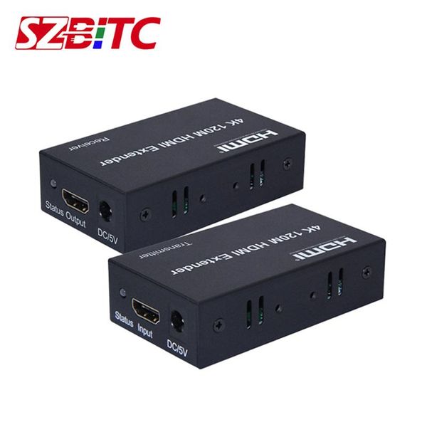 audio cables & connectors szbitc extender over ip/tcp cat5e/6 rj45 lan network support 4k 120m extension splitter transmitter receiver
audio cables & connectors szbitc extender over ip/tcp cat5e/6 rj45 lan network support 4k 120m extension splitter transmitter receiver