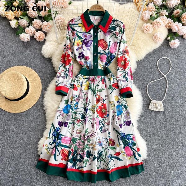 casual dresses 2021 spring summer fashion runway shirt dress women's long sleeve elegant floral stripe print ol pleated midi plus size, Black;gray
casual dresses 2021 spring summer fashion runway shirt dress women's long sleeve elegant floral stripe print ol pleated midi plus size, Black;gray