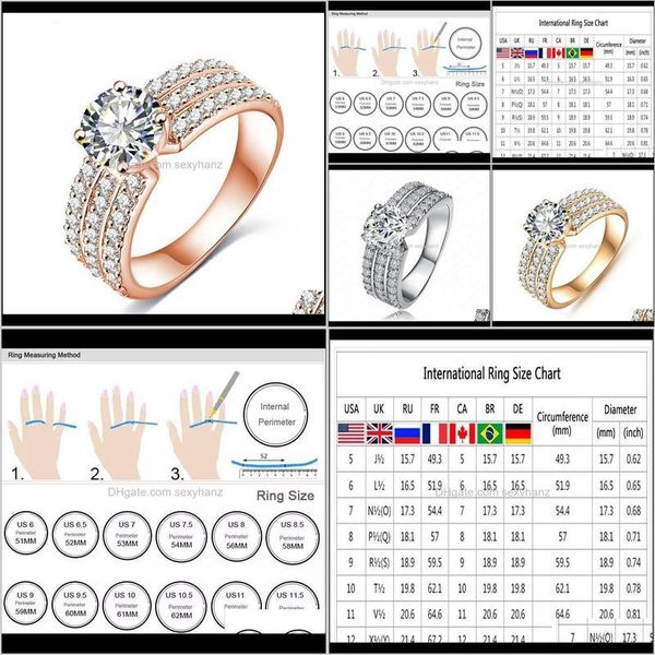 band jewelry drop delivery 2021 ring fashion zircon copper wedding platinum rose gold rings wholesale psn5o, Silver
band jewelry drop delivery 2021 ring fashion zircon copper wedding platinum rose gold rings wholesale psn5o, Silver