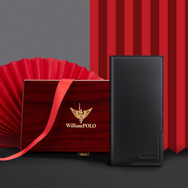 multi-card paul emperor father long wallet card simple wallet boyfriend men's leather holder for new multi-function mboxs lianquan004, Red;black
multi-card paul emperor father long wallet card simple wallet boyfriend men's leather holder for new multi-function mboxs lianquan004, Red;black