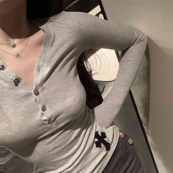 ningde leather cross foundation long sleeve base 2021 spring foreign style t-shirt fashionable and beautiful, White;black
ningde leather cross foundation long sleeve base 2021 spring foreign style t-shirt fashionable and beautiful, White;black