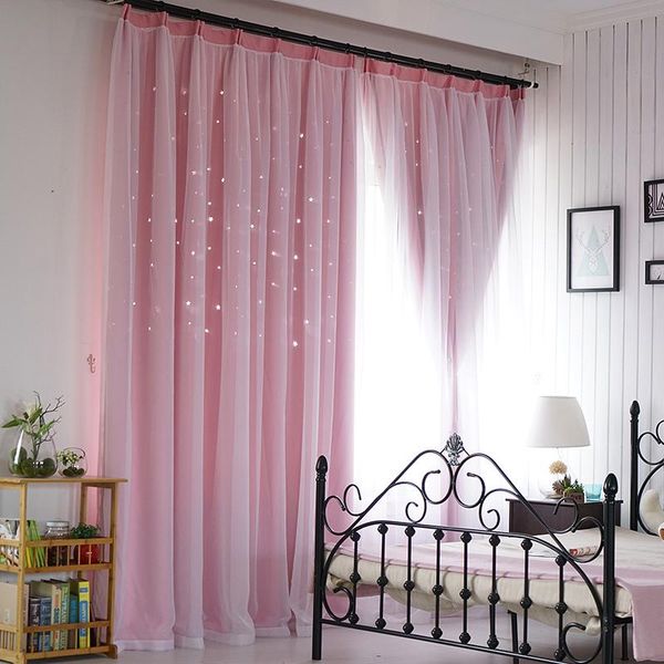 curtain & drapes pink window tulle cortinas double layer customize hollow out star thermal insulated blackout curtains for kid's boy gi
curtain & drapes pink window tulle cortinas double layer customize hollow out star thermal insulated blackout curtains for kid's boy gi