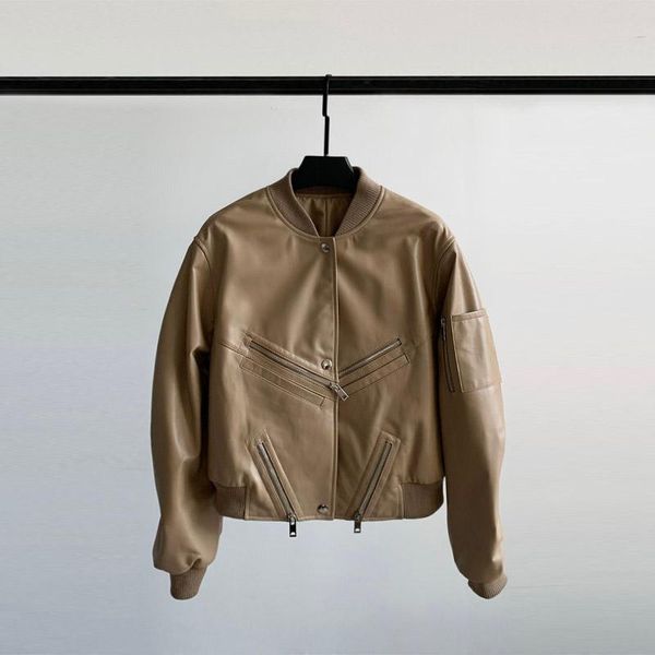 women's leather & faux 2021 short genuine jacket women 100% sheepskin coat female motorcycle spring autumn clothes mujer chaqueta pph33, Black
women's leather & faux 2021 short genuine jacket women 100% sheepskin coat female motorcycle spring autumn clothes mujer chaqueta pph33, Black