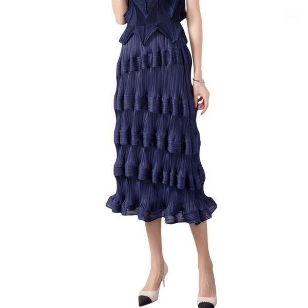 skirts miyake pleated skirt summer women's high waist korean version of loose wave cake slim mid-length pleats upe faldas falda, Black
skirts miyake pleated skirt summer women's high waist korean version of loose wave cake slim mid-length pleats upe faldas falda, Black